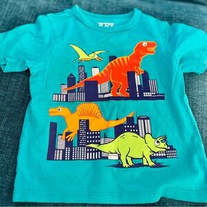 The Children's Place Teal Dinosaur Graphic Tee